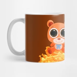 Teddy Bear - Candy Orange Mug